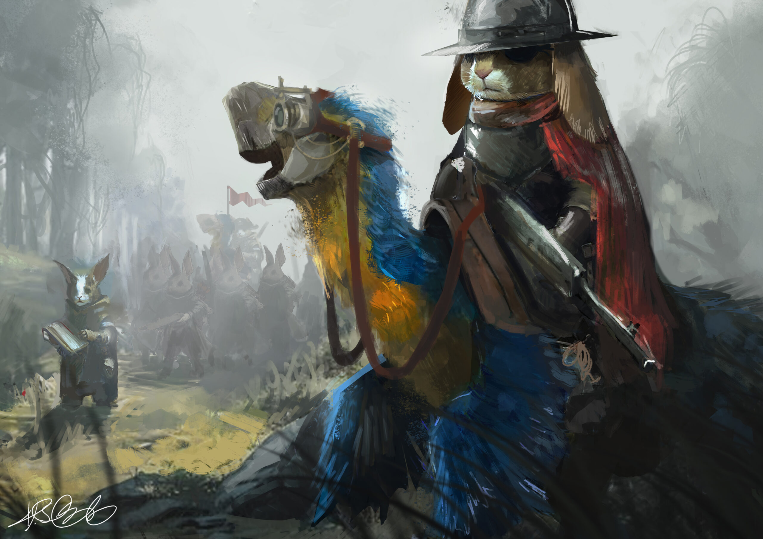 Rabbits of Burrowton 2025 A3