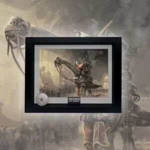 Iron Strider with Authentic Brachiosaurus Bone
